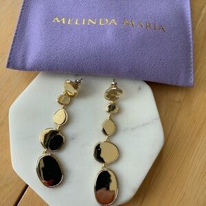 Melinda Maria Gold Dangle Earrings